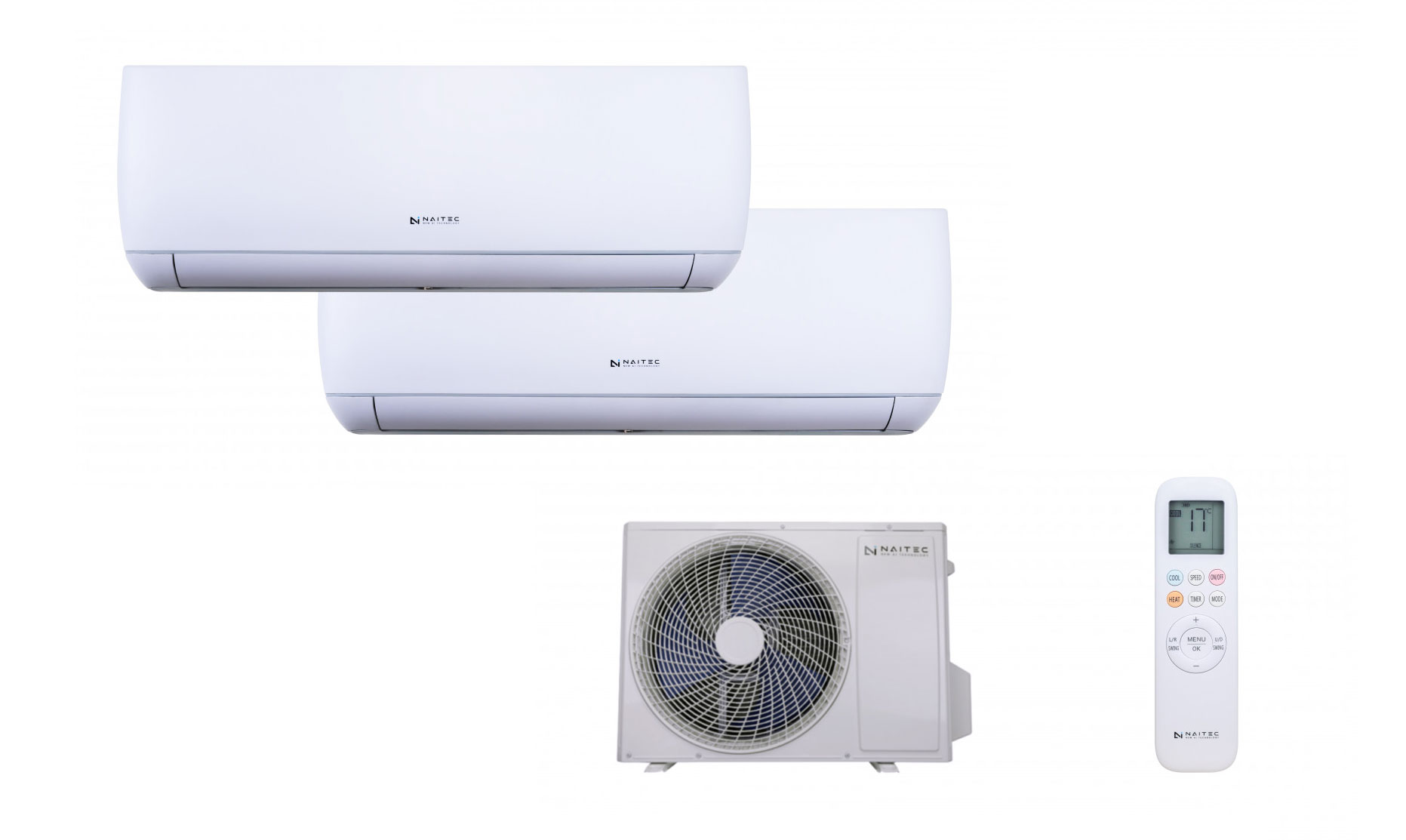 MULTI SPLIT KÜLTÉRI EGYSÉG 5kW (2  NEW SMART egység)